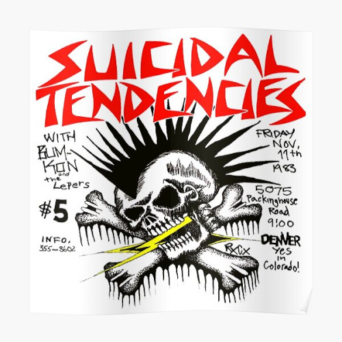 Suicidal tendencies Poster RB2709