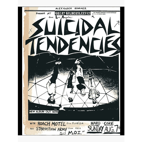 Suicidal Tendencies At Great Gildersleeves Poster RB2709